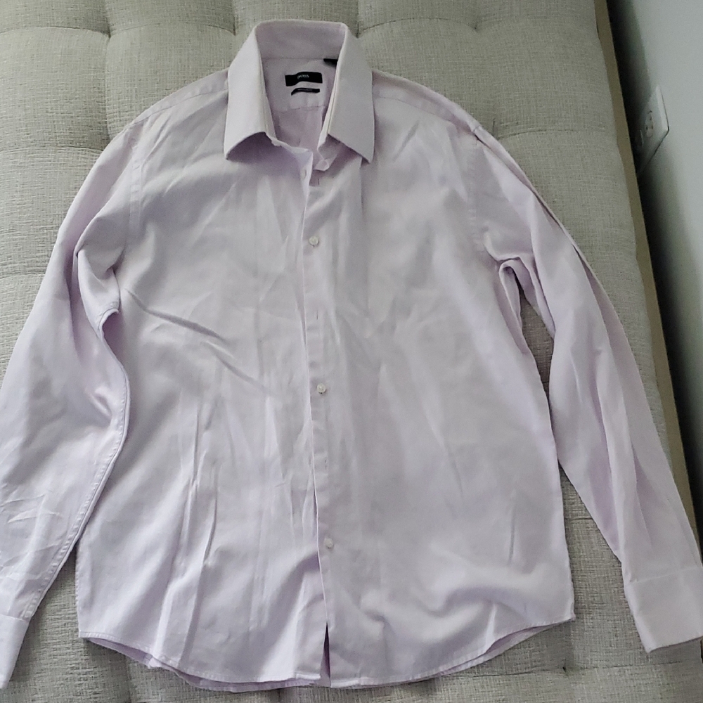 Hugo Boss Lavendar Button Shirt